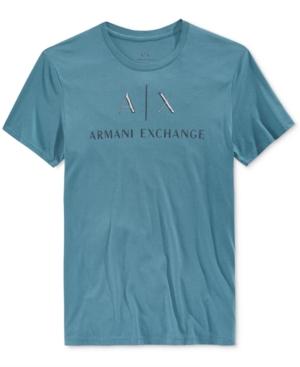 Armani Exchange Men's Central Text Logo T-shirt