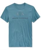 Armani Exchange Men's Central Text Logo T-shirt