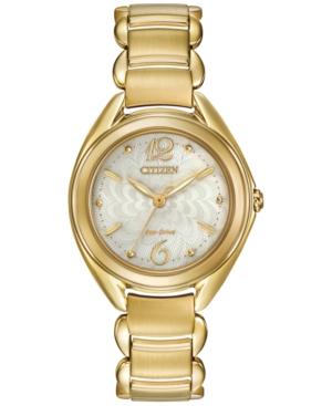 Citizen Women's Eco-drive Gold-tone Stainless Steel Bracelet Watch 31mm Fe2072-89a