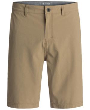 Quiksilver Men's Solid Amphibian 21 Hybrid Stretch Shorts