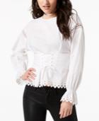 Guess Erin Lace-up Corset Top