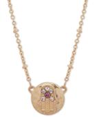 Lonna & Lilly Gold-tone Crystal Hamsa Pendant Necklace, 16 + 3 Extender, Created For Macy's