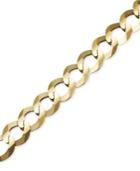 "14k Gold Bracelet, 9"" Curb Chain"