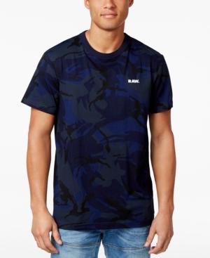 G-star Raw Men's Hoyn Camouflage Logo Cotton T-shirt
