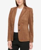 Tommy Hilfiger Two-button Faux-suede Blazer