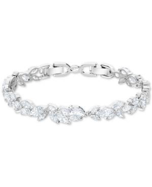 Swarovski Silver-tone Crystal Link Bracelet