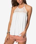 O'neill Juniors' Palla Crochet-yoke Halter Top