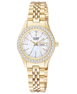 Citizen Women's Gold-tone Stainless Steel Bracelet Watch 26mm Eq0532-55d