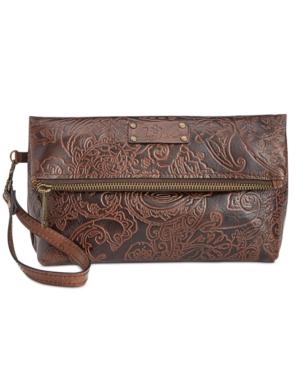 Patricia Nash Tooled Lace Valerie Wristlet