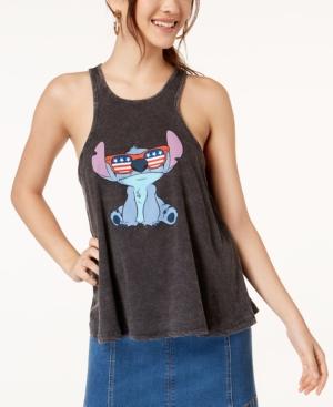Mighty Fine Juniors' Disney Stitch Graphic Tank Top