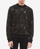 Calvin Klein Jeans Men's Splatter Camo-print Sweater