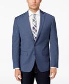 Ryan Seacrest Distinction Men's Slim-fit Blue Mini-check Sport Coat, Only At Macy's
