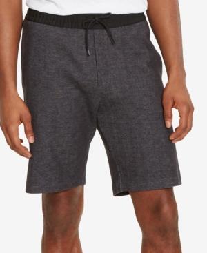 Kenneth Cole Reaction Men's Heathered Elastic Drawstring Shorts