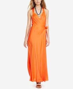Polo Ralph Lauren Satin Wrap Dress