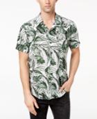 Guess Men's Marker Palm-print Shirt