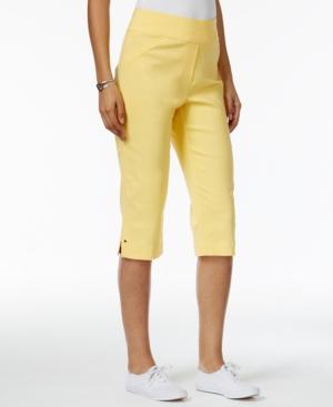 Alfred Dunner Seas The Day Pull-on Capri Pants