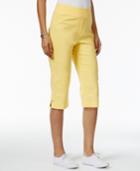 Alfred Dunner Seas The Day Pull-on Capri Pants