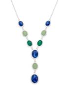 Charter Club Silver-tone Beaded Lariat Necklace, Only At Macy's