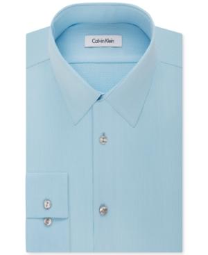 Calvin Klein Men's Infinite Stretch Fitted Dobby Solid Dress Shirt