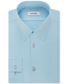 Calvin Klein Men's Infinite Stretch Fitted Dobby Solid Dress Shirt