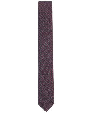 Boss Men's Microdot Silk Slim Tie