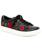 Nanette By Nanette Lepore Wildflower Embroidered Lace-up Sneakers Women's Shoes