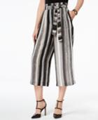 Jpr Striped Wide-leg Cropped Pants