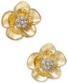 Vera Bradley Gold-tone Petals Stud Earrings