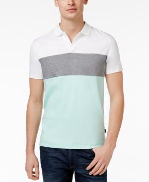 Calvin Klein Men's Colorblocked Cotton Knit Polo