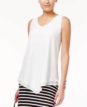Ny Collection Layered Sleeveless Blouse