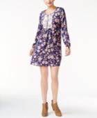 Style & Co Crochet-trim Peasant Dress, Created For Macy's