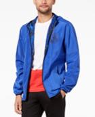 Versace Men's Reversible Cobalt Tiger-print Jacket