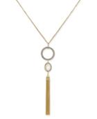 Inc International Concepts Gold-tone Imitation Pearl Tassel Necklace, Only At Macy's