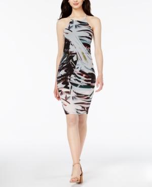 Bar Iii Printed Bodycon Dress, Created For Macy's