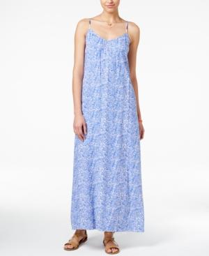 Roxy Juniors' Stillwater Sleeveless Jacquard Maxi Dress