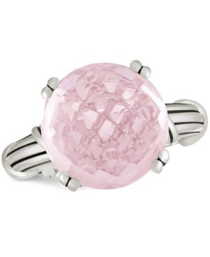 Peter Thomas Roth Rose Quartz Ring (12 Ct. T.w.) In Sterling Silver