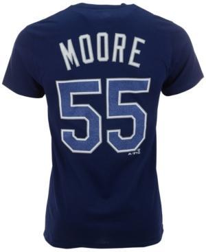 Majestic Men's Short-sleeve Matt Moore Tampa Bay Rays Player T-shirt
