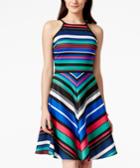 Xoxo Juniors' Striped Fit-and-flare Dress