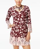 American Rag Printed Peasant Fit & Flare Dress, Only At Macy's