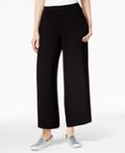 Armani Exchange Cropped Wide-leg Trousers, A Macy's Exclusive