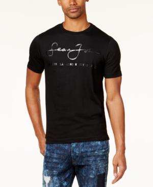 Sean John Men's Script Logo T-shirt