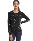 Charter Club Embroidered Polka-dot Cardigan, Only At Macy's
