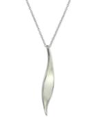 Giani Bernini Vertical Wave Pendant Necklace In Sterling Silver, Only At Macy's