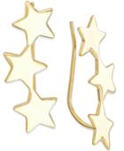 Star Crawler Earrings In 14k Gold, 1 1/4 Inch