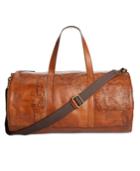 Patricia Nash Men's Map Leather Duffel Bag