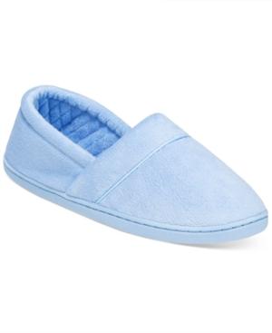 Charter Club Microvelour Memory Foam Slippers, Only At Macy's