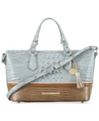 Brahmin Mini Asher Sky Viognie Satchel