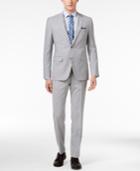 Hugo Men's Slim-fit Light Gray Suit