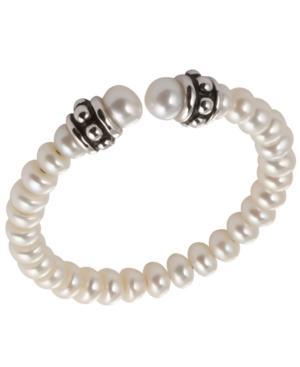 Fresh By Honora Children's Pearl Bracelet, Sterling Silver Cultured Freshwater Cuff Bracelet