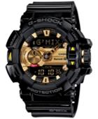 G-shock Men's Analog-digital Bluetooth Black Resin Strap Watch 55x52mm Gba400-1a9